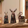 Adornos de escritorio navideños transfronterizos para el hogar, dormitorio, entrada, exhibición en estantería, decoración de escena para fiestas navideñas