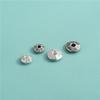 S925 Sterling Silver Thai Silver Facetada Espaçador Espaçador Redondo Spacer Beads DIY Frisado Corda Trançada Pulseira Colar Solta Bead Acessórios