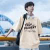 Camisa de manga corta de verano, traje para niños, ropa informal de marca de moda, ropa para hombres guapos, camiseta deportiva estampada para estudiantes
