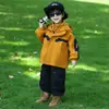 Jaqueta Outdoor com Capuz 3 em 1 para Meninos Primavera e Outono 2026 Novo Outono Estilosa Jaqueta Outdoor para Bebê Tendência