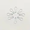 Etiqueta de alfiler calabaza pequeña oro tienda de ropa etiqueta hebilla pin broche fijado ropa clip de papel grande