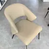 Silla de Comedor Minimalista Moderna, Silla de Casa de Alta Gama para Sala de Estar con Respaldo, Mesa y Sillas de Comedor de Metal Minimalistas Italianas de Alta Gama