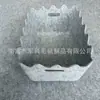 Caja personalizada de fieltro con encaje prensado en caliente, cesta de almacenamiento de fieltro con borde ondulado, cesta de fieltro de una pieza en dos tonos