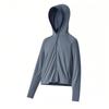 Ropa Protectora Solar Transpirable con Capucha para Exteriores Ropa de Abrigo Protección UV para Hombres y Mujeres Esencial para Campus Viajes Ropa Protectora Solar