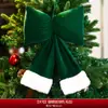 Decoraciones Navideñas Sala de Estar Fiesta Atmósfera Festiva Escenario Escenografía Árbol de Navidad Lazo Extra Grande Adorno Colgante