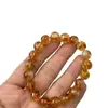 Pulseira de Cristal Torre Amarela Natural, Pulseira de Joias de Citrino de Círculo Único para Mulheres e Casais, Atrai Riqueza e Melhora a Sorte, Atacado Feito à Mão