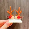 Novos Grampos de Cabelo Infantis Conjunto de Natal Presilhas Árvore de Natal Presilhas de Chapéu Acessórios de Cabeça Fofos para Bebês Atacado