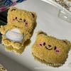 Explosões Outono e Inverno Urso de Manteiga Peludo Caseiro Acessórios Cachecol DIY Sapatos de Algodão Cartão de Cabelo Luvas Saco de Dor Bonito