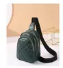 Bolso Cruzado Nuevo con Patrón de Diamantes 2026 para Mujer, Bolso de Pecho, Bolso de Hombro, Bolso Deportivo, Moda Casual, Bolso Doble Capa para Teléfono, Versátil