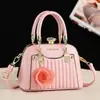 2026 Bolsos de Moda para Mujer Plegados Nuevo Bolso de Concha de Moda Tendencia Marco de Acero Pinza Bolso de Mano Bolso Cruzado de Hombro