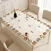Mantel, Salvamanteles para Mesa de Comedor, Impermeable a Aceite, Impermeable, Resistente al Calor, Tacto de Alta Gama, Protector de Escritorio, Salvamanteles para Mesa de Café Resistente a Altas Temperaturas de PVC