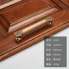 Manija de Puerta de Gabinete de Cajón Antiguo Amarillo Manija de Puerta Estilo Chino Nuevo Gabinete Armario Armario Montaje Superficial Antiguo Simple Moderno