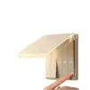 Interruptor de calentador de baño con cinco aperturas, cubierta deslizante, interruptor impermeable, baño, hogar, calentador de baño de pared, panel de interruptores de cuatro aperturas