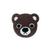 En Stock Múltiples Colores y Especificaciones Oso Bordado Clásico Parche de Oso Bordado para Toalla Accesorios para Ropa Infantil Parche