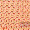 Los fabricantes de tejidos de fibra química de poliéster suministran tela estampada floral pequeña de flor de ciruelo fresca de 90 g/m², terciopelo piel de melocotón
