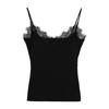 Bralette de Lana Polar Térmico con Encaje Hermoso de Borde de Pestañas para Mujer Otoño/Invierno 2026