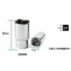 Oubang Dado Hexagonal 12.5mm 1/2 Espejo Métrico Acero Cromo Vanadio Llave de Vaso Herramienta de Reparación Automotriz Cabeza de Vaso Corta