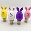 Explosões Transfronteiriças Ovos de Páscoa Plástico Formato de Coelho Fofo Abertura Ovos Pintados Gashapon Torcido Ovos de Brinquedo para Crianças