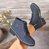 Otoño 2026 Nueva Llegada Comercio Exterior Tallas Grandes Mujer Casual Cómodo Estilo Europeo Moda Ropa Exterior Estilo Británico Botas