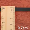 0,5cm Colorido em Estoque Tira de Nylon Alta Elasticidade Revestida com Óleo para Lingerie, Tiras Lindas para Costas, Cadarços, Acessórios, Corda Redonda, Elástico