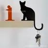 Gancho de Gato Negro de Madera Lindo Transfronterizo Gancho de Equilibrio Decoración del Hogar Regalo para Amantes de las Mascotas