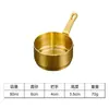 Taza para Salsa de Inmersión de Acero Inoxidable 304 con Asa, Plato Dorado para Salsa, Taza Japonesa-Occidental para Condimentos de Hot Pot y Snacks, Personalizable