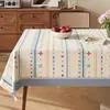 Toalha de Mesa de Luxo Leve de Alta Qualidade Impermeável e à Prova de Óleo Estilo Retro Americano Dopamina Tapete para Mesa de Jantar Estilo Ins Toalha de Mesa para Mesa de Centro