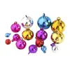 Atacado 6-12mm Sino Dourado e Prateado Pingente Colorido Animal Redondo Sino Natal DIY Chaveiro Pingente Acessórios