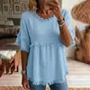 Outono de 2026 Nova Roupa Feminina Estilo Europeu e Americano Transfronteiriço Top Moda Camisa Lisa Solta