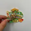 Shandong Jinan adesivos de geladeira cidade Fonte Baotu lembrancinhas turísticas Wenchuang casa adesivos magnéticos de madeira fabricantes atacado