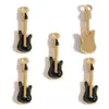 Colgante de Nota Musical de Guitarra Esmaltada Colorida Serie de Instrumentos de Piano Accesorios para Joyería DIY Encanto para Llavero W505