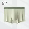 100 Peças Roupa Íntima Masculina Tipo Algodão Penteado Cueca Boxer de Algodão 7A Seda de Amora Fundilho Antibacteriano Tamanho Grande Cuecas Boxer Masculinas