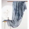 2026 Chal Jacquard de Lana Estilo Nuevo Teñido con Marca de Agua para Mujer, Bufanda Delgada para Todas las Estaciones, Primavera y Verano, Bufanda de Exterior con Patrón de Color Sólido