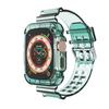 Pulseira Peça Única Estilo Geleira Transparente Adequada para Apple Watch Ultra3 49mm Pulseira de Pulso em TPU