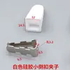 Clip de Silicona para Salida de Aire Acondicionado de Coche con Ranura para Tarjeta de Plástico Bálsamo de Aromaterapia para Coche Cubierta Suave de Silicona Stock de Fábrica