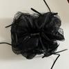 Laço de Organza Francês Anel de Cabelo Intestino Grosso Fita de Balé Laço Corda de Cabelo Doce Corda de Cabelo Anel de Cabelo Feminino