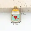 Colgantes de Joyería Esmaltada de Aleación Lindos Dibujos Animados Ropa de Bebé Biberón Pie de Bebé Accesorios para Pulsera Collar Colgante