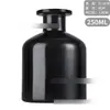 Botella de Aromaterapia de Vidrio 100ml Cilíndrica para Dormitorio Fragancia sin Fuego Botella Vacía Difusor de Vidrio para el Hogar de Alto Valor sin Fuego