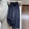2026 Cremallera Temperamento Casual Jeans de Pierna Curva Pantalones de Pierna Ancha Casual para Viajar Pantalones al por Mayor B4AK18860