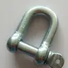 Grillete recto en forma de D de alta resistencia G210 Anillo de elevación para aparejos Perno roscado Grillete en U