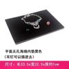 Caja de joyería forro esponja almohadilla para aretes almohadilla de relleno almacenamiento franela accesorios creativos DIY almohadilla para 100 pares de aretes almohadilla interior