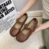 2026 Primavera/Otoño Nuevo Moda Casual de Comercio Exterior Zapatos de Salón Mary Jane con Hebilla de Correa Única Franceses Zapatos de Correa Única Transfronterizos