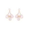 Sun Cloud Elegant Niche Micro-incrustado Zircon Water Drop Brincos Banhado a Ouro 925 Prata Pin Brincos Femininos Brincos All-match