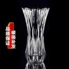 Vaso Grande Espessado Vidro Transparente Enfeites para Sala de Estar Plantas Hidropônicas Bambu Rico Lírio Flor Seca Vaso de Cerâmica