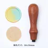 Cabeza de Cobre en Blanco para Sello de Cera con Mango de Palo de Rosa, en Stock, Cabeza de Sello en Blanco para Exportación, Material para Sello de Cera