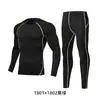 Venta Directa de Fábrica Body para Hombre Más Vendido Deportivo Secado Rápido Elástico Base Compresión Manga Larga Forrado de Polar Traje de Fitness