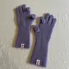 Diseño Estilo Coreano con Guantes de Punto de Lana de Color Sólido para Mujer Otoño e Invierno Cálidos a Prueba de Frío Lindo Dedos Pulgar Flip Hand