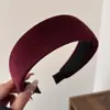 Diadema de Lana Hecha a Mano Coreana Otoño e Invierno 2025 Nueva Diadema de Punto de Alta Gama Diadema Ancha de Corona Alta Accesorio para el Cabello