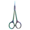 Tijeras para Cutícula Estilo Ruso con Puntas Curvas Ultraafiladas para Manicura Profesional, Usadas para Eliminar Cutículas, Padrastros y Piel Muerta