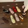 Chanclas Planas de Moda Chuyuji para Mujer, Sandalias Plateadas de Playa de Verano, Zapatos de Playa